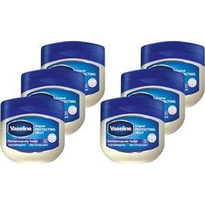 Vaseline Original Crema- Nutre la Pelle Secca, Favorisce la Guarigione delle Ferite e Protegge le Pelli Sensibili - Ideale per Mani Screpolate ed Eczemi - 6 x 50 ml