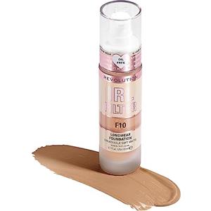 Revolution Beauty London Makeup Revolution, IRL Filter Longwear Foundation, Medium to Full Coverage, F10, 23ml