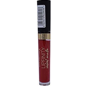 Max Factor, Rossetto Matte Liquido Lipfinity Velvet, Idratante, Waterproof e No Transfer, 25 Red Luxury
