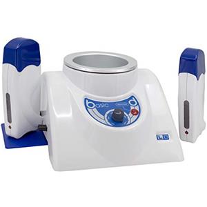 EpilWax - Fornello combinato scaldacera in plastica per vasi da 800 e poi 2 manipolo per riscaldare il roll-on