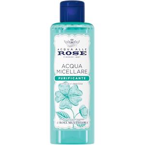 Acqua alle Rose, Acqua Micellare Purificante per Pelli con Imperfezioni, Strucca e Deterge Viso, Occhi e Labbra, con Attivi Astringenti di Rosa Multiflora per Opacizzare, Senza Risciacquo, 200 ml