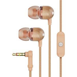 Marley House of Jamaica Cuffie In Ear, Auricolari con Filo, Microfono Incorporato, Isolamento Acustico, Cuscinetto da 9.2 mm, 2 Misure in Silicone, Cavi Antigroviglio, Materiale Riciclato, Rame