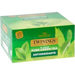 Twinings, Tè Verde Pure Green Tea, Pregiato Tè Verde Orientale, Gusto Delicato e Rinfrescante, Infusi e Tisane, Formato Convenienza, 1 Confezione XL da 50 Filtri