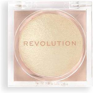 Revolution Beauty London Makeup Revolution Beam Bright Highlighter - Formula da Polvere a Liquido per un Eclat su Tutto il Viso, 5 Incantevoli Tonalità: Golden Gal