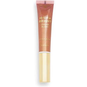 Revolution Beauty London Revolution Pro, Hydra Bright Cream Blusher, contiene acido ialuronico e vitamina E, finitura morbida, formula leggera, Golden, 12ml