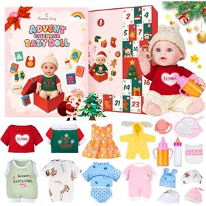 Eleanore's Diary Calendario dell'Avvento 2025 per Bambini, Conto alla Rovescia con 24 Sorprese, Include Bambola 30CM, Vestiti, Accessori, Calendario dell'Avvento per Bambine, Regalo di Natale Ragazze