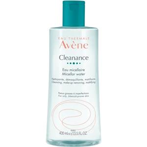 Avène Cleanance Acqua Micellare 400ml - Detergente Struccante Purificante per Pelle Sensibile e Grassa