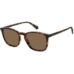 Polaroid PLD 4139/S 086 Havana Sunglasses Man Injected, Square, 54