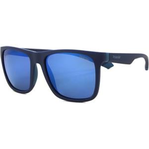 Polaroid Pld 2141/s VGL/5X MATTBLUE AZU Sunglasses Unisex Polycarbonate, Standard, 57