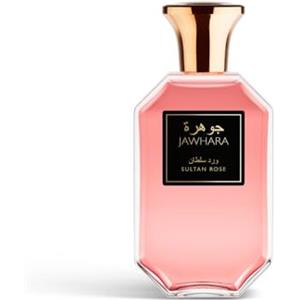 Jawhara Collection Sultan Rose Unisex Eau de Parfum, Profumo legnoso floreale, Con Zafferano, Accordo Rosa e Incenso alla Vaniglia, 100 ml