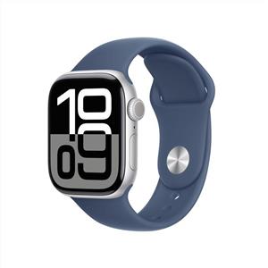 Apple - Watch Series 10 Gps 42mm Alluminio-argento - Sport Band Denim S/m