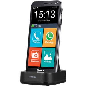 Brondi Amico Vero 4G 14,5 cm (5.7'') Doppia SIM Android 14 3 GB 32 GB 2800 mAh Nero