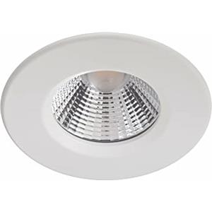 Philips LED Faretto da Incasso Dive, Equivalente a 5.5W, Luce Bianca Calda, Dimmerabile, Bianco