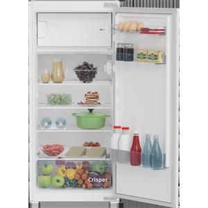 Beko BSSA210K4SN Beko Frigorifero da incasso monoporta con celletta freezer, Classe E, h 121,5 cm, MinFrost®, 210 litri