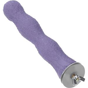 YARNOW Posatoio Per Uccelli in Legno Naturale Supporto Limaunghie Per Pappagalli e Calopsitte Bastoncino Per Piedi Accessorio Gabbia Per Pappagalli Piccoli e Grandi