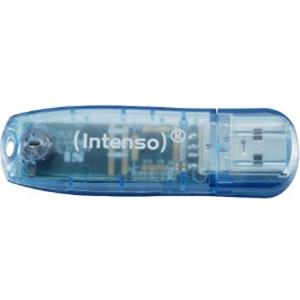Intenso INT-3502450 Memory Stick Rainbow Line USB, 4 GB, Blu