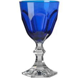 Mario Luca Giusti Calice Acqua Dolce Vita Blu - Set di 6 Pezzi in Acrilico, Elegante e Moderno