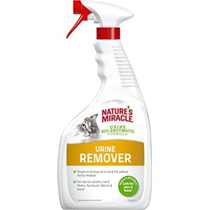 Nature's Miracle Nature´S Miracle Urine Remover per Gatti, Eliminare le Macchie di Urina, a Base di Oli Essenziali, 946 Ml