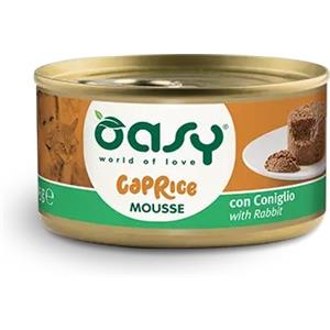 WONDERFOOD SpA OASY WET CAT MOUSSE C/CONIGLIO