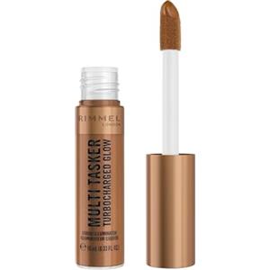 Rimmel London Multi Tasker Turbocharged Glow, 009 Bougie Girl, Illuminante liquido per il viso, Perle riflettenti, Luminosità naturale, Vitamina C & E, Formula Vegana, 10 ml