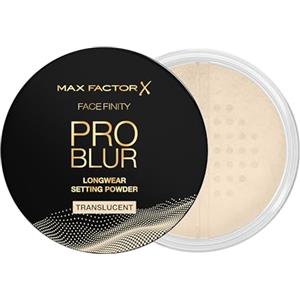 Max Factor Facefinity Pro Blur Cipria Libera Fissante A Lunga Tenuta, Cipria Leggera Viso, Lunga Tenuta, Minimizza i pori - Translucent, 10,5G