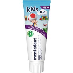 Mentadent Dentifricio Kids 0-6 Anni Gusto Frutta 75 ml - Formula Extra Delicata con Tecnologia Remineralizzante
