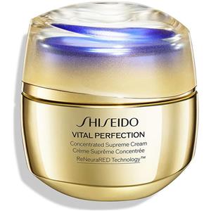 Shiseido Vital Perfection Concentrated Supreme Cream 50ml - Crema anti-età per donne 60 con tecnologia SafflowerRED™