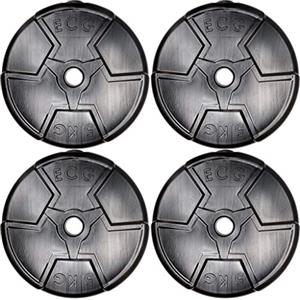 Fidusport Dischi per Manubri 20-60 kg - Dischi lisci per allenamento con i pesi - Dischi per manubri con bilanciere/barra per curl - Dischi robusti e stabili regolabili - Perfetto per attrezzature da