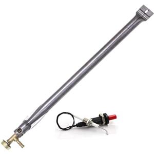 ANGELO PEGORARO Bruciatore a Gas cm 50 ricambio universale per barbecue pietra ollare pietra lavica piastra ghisa (BRUCIATORE GAS METANO)