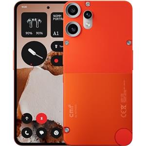 CMF BY NOTHING CMF Phone 2 Pro 128GB - Smartphone 5G con Fotocamera da 50MP e Zoom 20x, Display AMOLED FHD+ 6,77" a 120Hz, Batteria da 5000mAh e Nothing OS 3.2 - Arancione