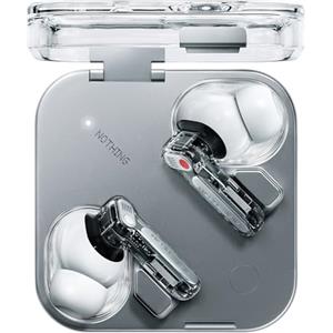 Nothing Ear (3) Auricolari Wireless In-Ear, Cancellazione Adattiva del Rumore, Audio Hi-Res compatibile con LDAC, Super Mic, IP54, Ricarica Rapida, 22 Ore di Autonomia, Android e iOS - Bianco