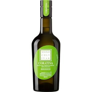 Monini Monocultivar Coratina, Olio Extra Vergine di Oliva Italiano, Gusto Vegetale, Olio EVO Intenso, Fruttato Intenso, 500 ml