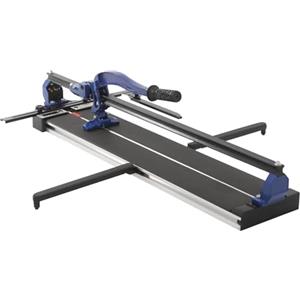 Kazafa Tagliapiastrelle manuale in lega di alluminio resistente da 120 cm con funzione a infrarossi, tagliapiastrelle di precisione per un taglio preciso di 4-15 mm di spessore (blu, 80 cm)