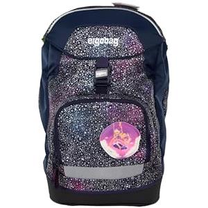 ergobag Prime Zaino Scolastico elementare per Bambini, Idrorepellente, ergonomico, 20 litro, 1100g Bearlaxy - Lilla