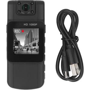 Pyltha Bodycam Collana Telecamera Nascosta Mini Dash Cam 2K HD con Schermo TFT 180° Rotante - Portatile e Facile da Indossare per Sicurezza e Viaggi (32G)