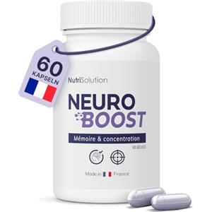 NutriSolution NeuroBoost: Integratore Naturale di Supporto Cognitivo con Ginkgo Biloba, Vitamina B12 ed Estratti di Piante - Nutre la Memoria, la Concentrazione e la Salute Cognitiva - 60 Capsule Vegane