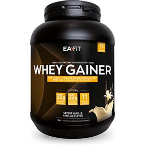 EAFIT Whey Gainer Vaniglia 750 g - 50% siero di latte 50% glucidi