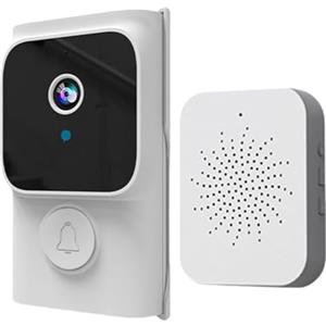 Generico Videocitofono Senza Fili | Citofono Intelligente | Telecamera di Sicurezza con Comunicazione Bidirezionale per Monitoraggio Notturno, per Ingresso Esterno, Cortile, Cancello, Parete, Appartamento, Cas