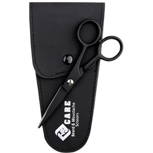 YSCARE Barba e baffi Forbici Forbici per capelli Premium da barbiere Forbici da parrucchiere da taglio per capelli extra affilate Acciaio inossidabile (4.5")