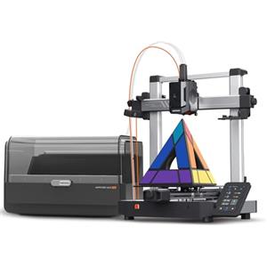 ANYCUBIC Kobra 3 V2 Combo Stampante 3D, Stampa Multicolore 4 Colori Base, Fino 8 Colori, Stampante 3D alta Velocità da 600mm/s, Livellamento Automatico Aggiornato, Dimensioni di Stampa 255x255x260 mm