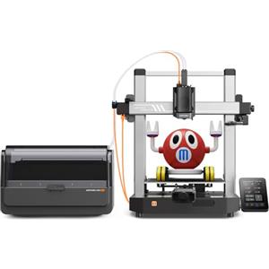 ANYCUBIC Stampante 3D Kobra 3 V2 Combo, Stampa Multicolore (4-8 Colori), Asciugatura e Stampa, 600 mm/s ad Alta Velocità, Livellamento Automatico LeviQ 3.0, Lavoro con i Principali Filamenti