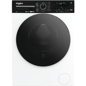 Whirlpool WPM 97W ADS IT - Lavatrice 9 Kg, Carica Frontale, Libera Installazione, 1400 Giri/min, Classe A-10%, 6° SENSO, HomeWhiz, AutoDose, Vapore, 60 x 58 x 84,5 cm