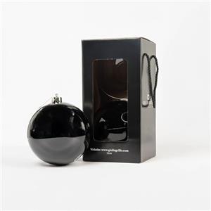Giulia Grillo Sfera Natalizia Lucida nera (2, ⌀15cm)