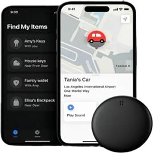 AOBUJDUB Dimova Localizzatore, GPS Preciso Senza Abbonamento (Android/Apple), Smart Tracker per Bambini, Auto, Animali Domestici(Android)