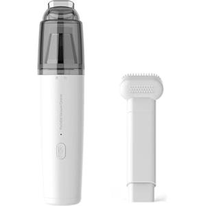 Voltix Aspirabriciole Senza Fili, Mini aspirapolvere auto 4000Pa Ricaricabile Portatile Leggero, USB aspirapolvere portatile senza fili per Capelli, Auto, Casa, Ufficio, Cucina (Bianco)