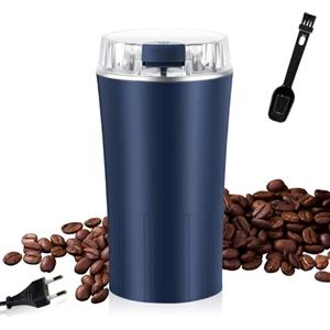 Vegena Macinacaffè elettrico, 300 W, 304 coltelli in acciaio inox Bpa Free, spazzola per la pulizia, macinino automatico per caffè, spezie