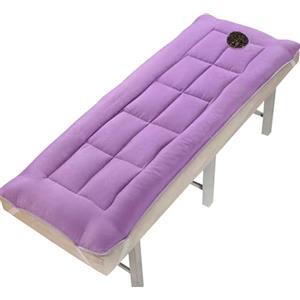 Generic Coprimaterasso di Bellezza in Morbido Cotone, Materasso Futon Traspirante Tatami, Lettino da Massaggio per Spa, Leggero, Antiscivolo E Traspirante, Pieghevole. (Color : Violet, Size : 60x180cm(24x71