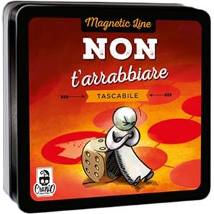 Cranio Creations - Magnetic Line, Non T'Arrabbiare - Un Grande Classico In Versione Tascabile - 2-4 Giocatori - 20 Minuti - Gioco per Famiglie e Amici - Età 4+ - Edizione in Lingua Italiana