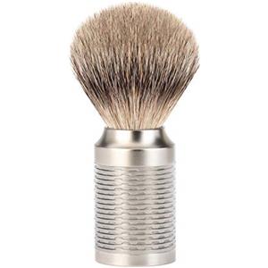 MÜHLE ROCCA Silvertip Badger - Pennello da barba naturale di lusso, perfetto con saponi e creme