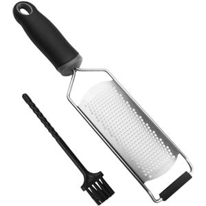 Meritaipolw Grattugia Formaggio Manuale, Grattugia Zester, Lemon Zester, Adatta per Formaggi A Pasta Dura, Agrumi, Aglio, Peperoncino, Cannella E Noce Moscata (Grande)